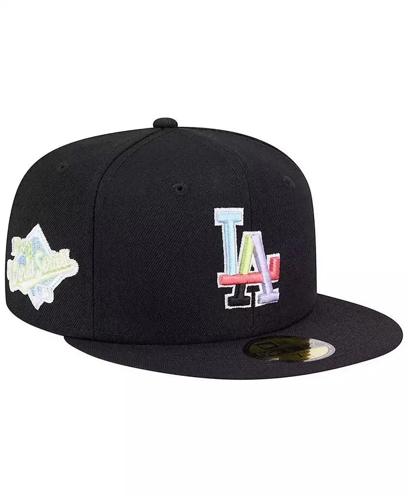 New Era | Men's Black Los Angeles Dodgers Multi-Color Pack 59FIFTY Fitted Hat New Era | Men's Black Los Angeles Dodgers Multi-Color Pack 59FIFTY Fitted Hat